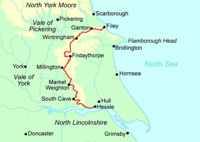 Kilometer nordenglische Landluft: Yorkshire Wolds